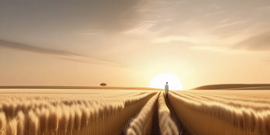 مراحل نمو نبات القمح: رحلة من البذرة إلى السنبل الذهبي
